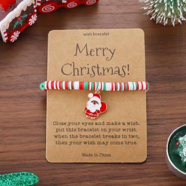 Imagem de Pulseiras de Natal femininas elásticas ajustáveis com meias de floco de neve, presentes de festa de Natal, One Size, Liga de aço, Sem Pedra Preciosa