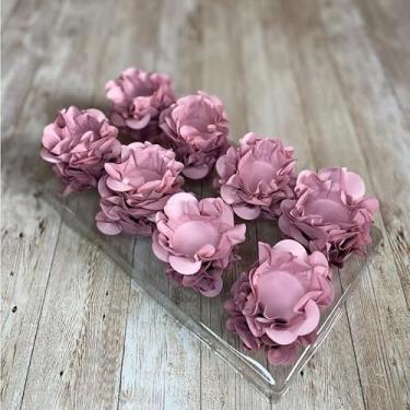 Imagem de Kit com 120 Forminhas para Doces Finos Modelo Flor Luxo – Linha Style – Ideal para Casamentos, Festas e Decoração de Mesa Elegante(ROSA CHANEL,40 UNIDADES)