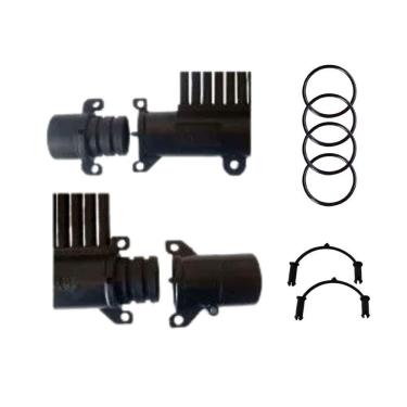 Imagem de Kit Terminações Para Placas De Aquecimento Solar Modelo Teksol Da Marca Ks Aquecedores