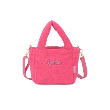 Imagem de Bolsa Feminina Tote Transversal Barbie Luxcel BB67186 Rosa