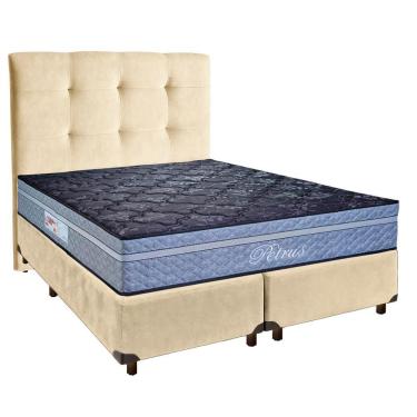 Imagem de Kit Cama Box + Cabeceira + Colchão Queen Molas Ensacadas - Petrus - Paropas