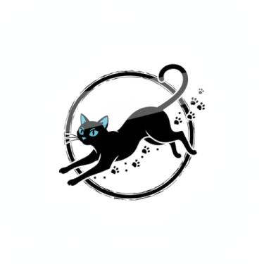 Imagem de Adesivo Decorativo para Carro e Moto, Modelo Gatinho (Adesivo52)