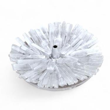 Imagem de Incensário Pedra Selenita Bruta Limpeza e Purificação - flash