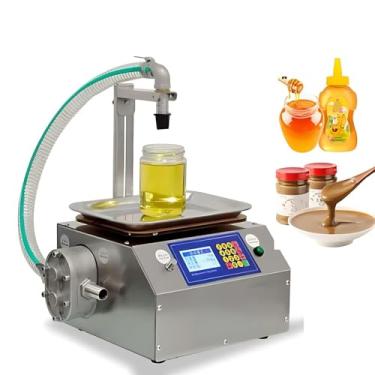 Imagem de Máquina de Enchimento de Líquidos 2 em 1: Enchimento de Mel, Máquina Automática de Enchimento de Garrafas com Pesagem Controlada, Capacidade de Enchimento de 20g a 8kg, para Óleo, Detergente para