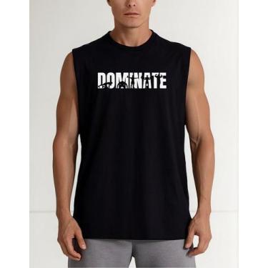 Imagem de Regata Masculina Estampada Dominate 411 exercício funcional Barra Peso