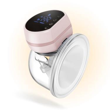 Imagem de Bomba de Leite Materno Portátil Lavável Mãos Livres Sem BPA Recarregavel Conforto Coletor de Leite de Amamentação