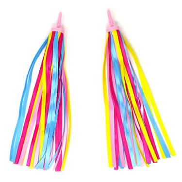 Imagem de HONBAY 1 par de cubos de guidão coloridos para bicicleta e scooter, A