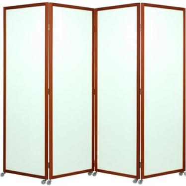 Imagem de Biombo Lousa Sanfonado Painel de MDF para Escrita 175×50cm Cartaz Banner Lousa Com Rodinha Jt Home (4 FOLHAS)