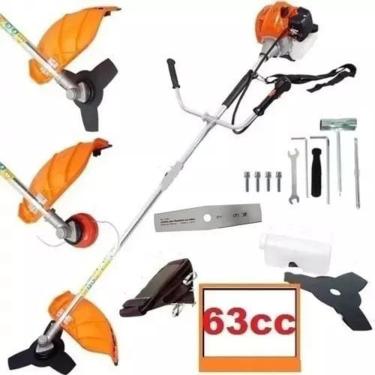 Imagem de Roçadeira 4X1 Profissional 63Cc A Gasolina Nakasaki