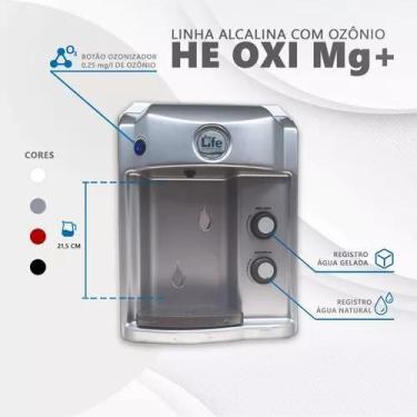 Imagem de Filtro Purificador Água Gelada e Natural Super Alcalina Ionizada e Ozô