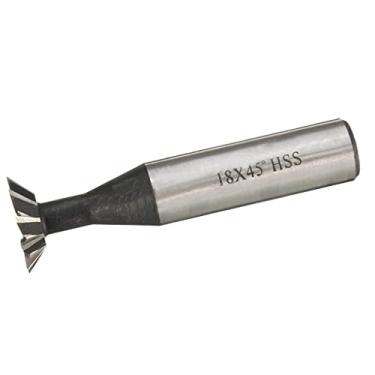 Imagem de barenx Fresadora fresadora de cauda de andorinha 45 graus 10-35 mm aço alto - 18 mm, prata