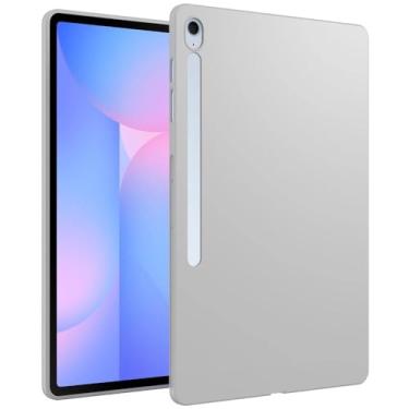 Imagem de WOGROO Capa protetora para tablet Galaxy Tab S10 FE Plus de 13 polegadas (2025), fina e macia para S10 FE+, cinza