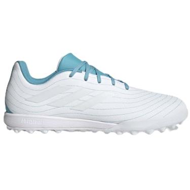 Imagem de adidas T nis de futebol unissex Copa Pure.3 Turf, Branco/Branco/Preblu, 12