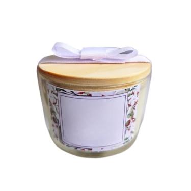Imagem de Vela aromática perfumada artesanal 110g 5 fragrâncias (FLOR DE ALGODÃO)