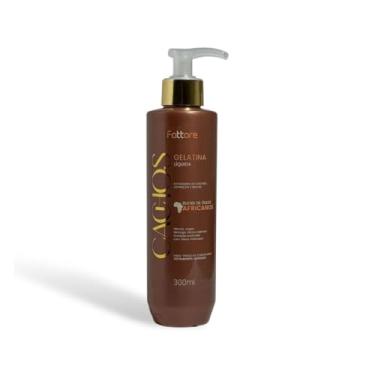 Imagem de Gelatina Líquida Fattore Óleos Africanos 300ml – ativador de cachos 2A a 4C, definição intensa e leveza, brilho duradouro, controle de frizz, nutrição com marula argan moringa melão kalahari, textura fluida, uso diário, low poo
