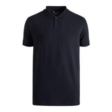 Imagem de Camisa Polo Reserva Piquet Algodão PIMA Masculina Preta-Masculino