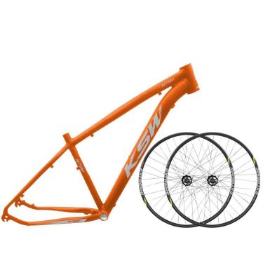 Imagem de Quadro MTB 29 KSW XLT100 + Par Roda Aro 29 Extreme Rosca