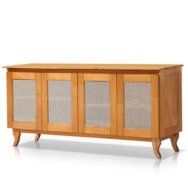 Imagem de Buffet Aparador De Madeira 4 Portas De Tela Dalton Imbuia