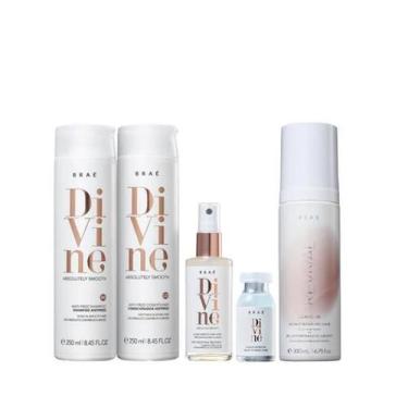Imagem de Brae Divine Shampoo+Condicionador 250ml+Queratina Liquida 60ml+Ampola 