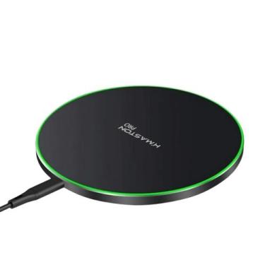 Imagem de  Carregador Indução Sem Fio Wireless Turbo Fast Charger - GN, Preto