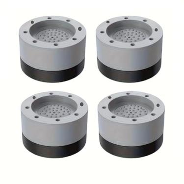 Imagem de 4 peças de almofadas antiderrapantes para pés de sofá para móveis, máquina de lavar com absorção de choque, base de elevação para geladeira e máquina de lavar