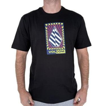 Imagem de Camiseta Volcom Warble WT25 Masculina-Masculino