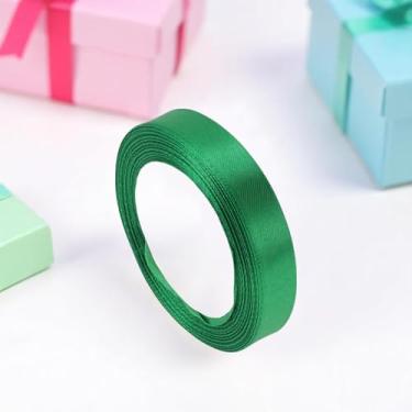 Imagem de Generic 1 fita decorativa de cetim com design de fita de poliéster verde 1,5 cm (5/20.3 cm) 24 jardas