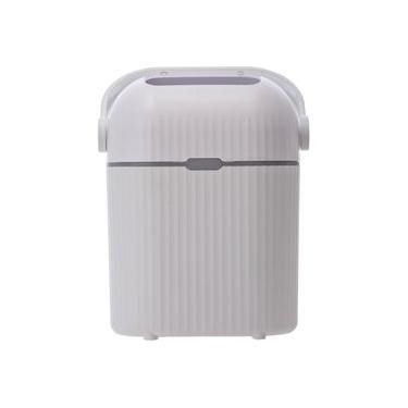 Imagem de Lixeira Mágica Antiodor para Descarte de Fralda Branco Buba