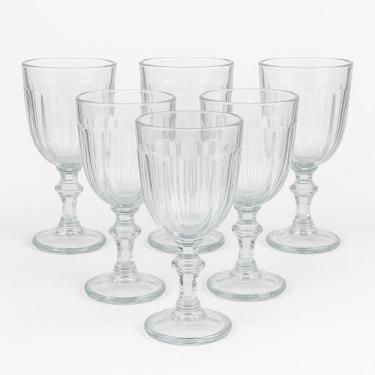 Imagem de Conjunto de Taças de Vidro Diamond 130 ml  Elegância para Todas as Oca