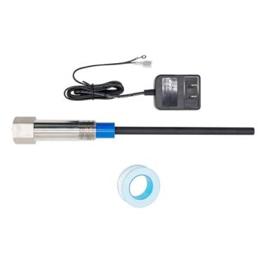 Imagem de Yrjns Haste de ânodo alimentada para aquecedor de água, serve para 40-89 galões, exceto Bradford White, antiferrugem e corrosão, reduz calcário