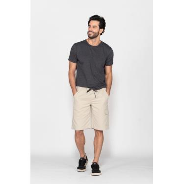 Imagem de Bermuda Macaw 7815 Bege Elástico Sarja