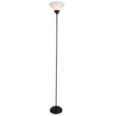 Imagem de Luminária Chão 1,70cm Abajur Pedestal Moderna Coluna Led Spot Estilo Nórdico Refletor Soquete Comum luminaria de chão (Preto)