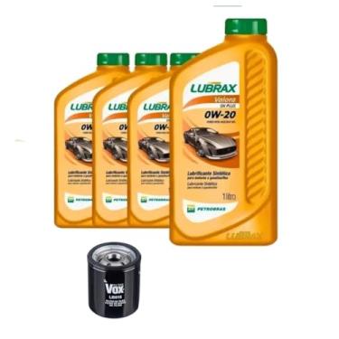 Imagem de Kit troca 4 Oléos 0w20 + Filtro Tracker 1.4 16v Turbo LT/LTZ 2017 2018 2019