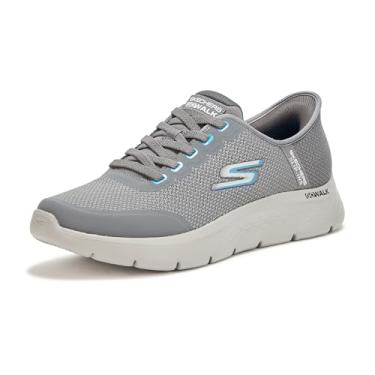 Imagem de Skechers Tênis masculino Go Walk Flex Netro Hands Free Slip-ins, Carvão, 41