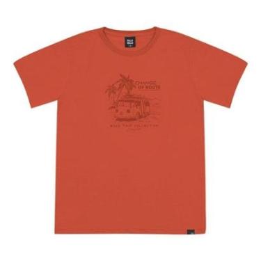 Imagem de Camiseta Vermelho Juvenil Pulla Bulla Menino - 53560-1137-Masculino