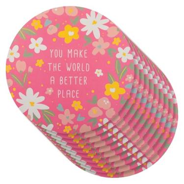 Imagem de Karma, Conjunto de 100 geladeira inspirador Boho com 100, ímãs decorativos redondos para carro e armário à prova de intempéries para meninas, citações motivacionais, lembrancinhas de festa, carro