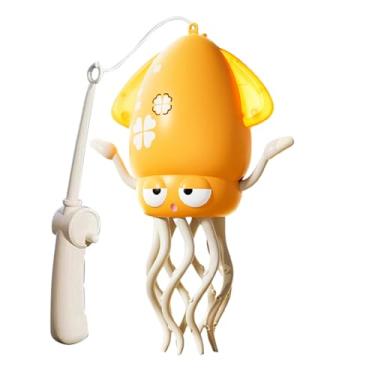 Imagem de Brinquedo de Polvo Rastejante Elétrico com Luz LED e Som Dinâmico Evasão Obstáculos Ação 8 Pernas Torcidas Jogabilidade Pesca Simulada para