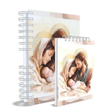 Imagem de Agenda Católica 2026 + Bloco de Anotações, Sagrada Família, Rosa, Capa 6
