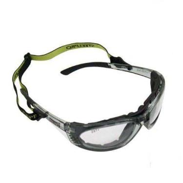 Imagem de Oculos Vicsa Steelpro Turbine Incolor Coloca Lente De Grau