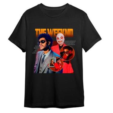 Imagem de Camiseta Basica The Weekend Cantor Pop Estampa Graphic  - Abstractu, G
