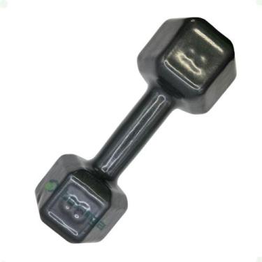 Imagem de Halter Sextavado Emborrachado - 8 Kg - BOX INGÁ