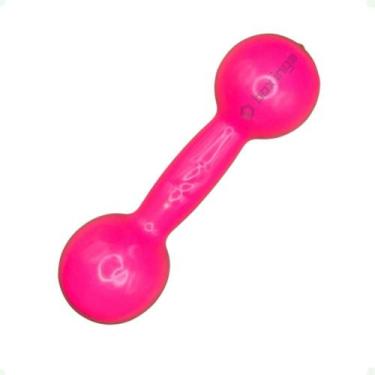 Imagem de Halter Emborrachado 2 Kg - Rosa - BOX INGÁ