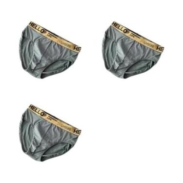 Imagem de Cuecas Masculinas De Tamanho Grande Respirável 3 Peças Boxers De Espor