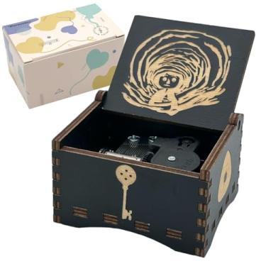 Imagem de Pursuestar Caixa de música Wind Up - Sonhando, vintage com mecanismo de madeira gravada, presentes musicais para aniversário, aniversário, dia dos namorados, Natal, Ação de Graças