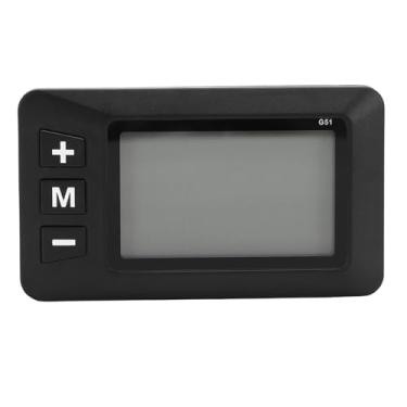Imagem de Asixxsix Medidor de Display LCD de Bicicleta Elétrica, Odômetro do Painel de Controle de Bicicleta Elétrica 24V 36V 48V Com Conector à Prova D'água, para Scooter Elétrico e Modificação de (G51)