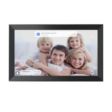 Imagem de Jectse Calendário Digital Inteligente de 15,6 Polegadas, Planejador Familiar Com Tela Sensível Ao Toque 1080P Com WiFi e Controle de APP, para Organização de Mesa de Parede de Escritório (plugue da