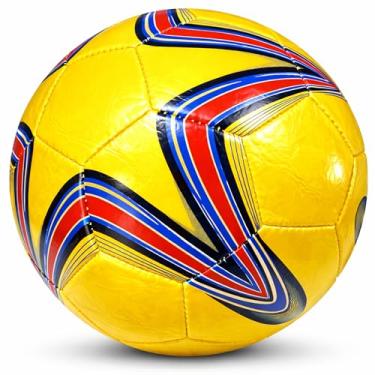 Imagem de Bola de Futebol Infantil para Campo e Society Oficial Tamanho Nº5 Circunferência Grande em PVC Resistente Alta Durabilidade e Reforço Interno Durável (Cor Sortida)