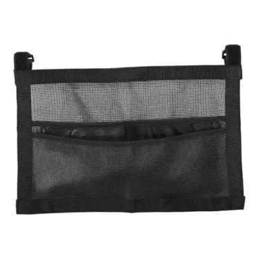 Imagem de menolana Suporte para raquetes de pingue-pongue, bolsa de armazenamento em tela, porta-bolas reutilizável para tacos de tênis de mesa, organizador suspenso