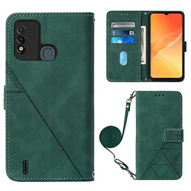 Imagem de For Itel P37/Vision 2S/P651L Crossbody 3D Embossed Flip Leather Phone Case