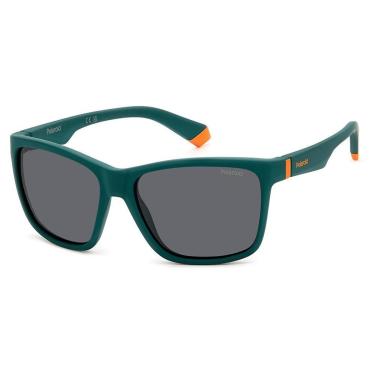 Imagem de Óculos de Sol Polaroid Pld 8057/S DLD - Verde 50 - Infantil-Masculino